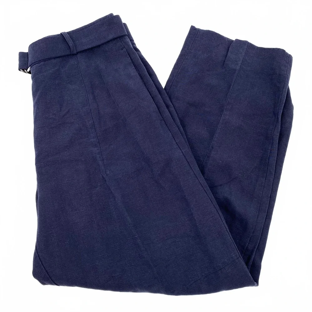 Banana Republic Navy Belted Balloon Leg Pants | Women’s Size 6